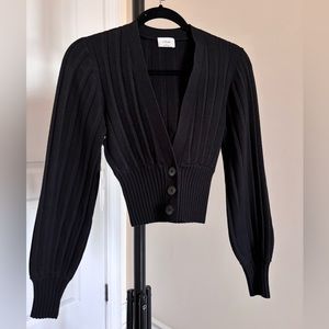 Aritzia Wilfred Plunge Front Cardigan